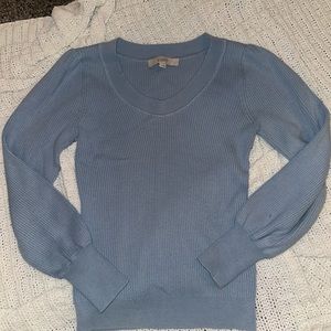 Loft light weight sweater, cornflower blue color